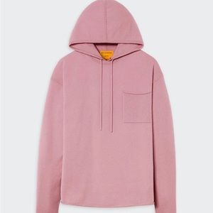 Guest in Residence cashmere oversized hoodie in Blush